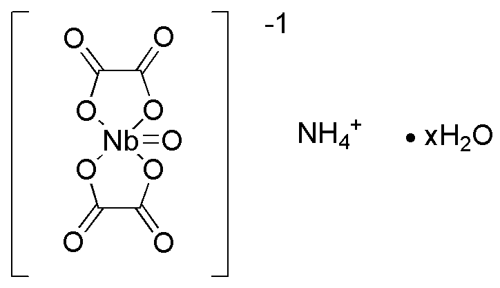 Oxalato de niobato (V) de amonio hidratado