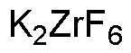 Potassium hexafluorozirconate