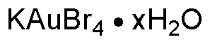 Potassium tetrabromoaurate(III) hydrate