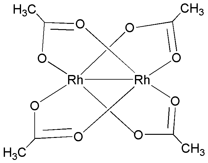 Poudre de dimère d'acétate de rhodium (II)