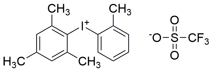 Triflate de (2-méthylphényl)(2,4,6-triméthylphényl)iodonium