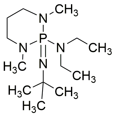 Solution de 2-tert-butylimino-2-diéthylamino-1,3-diméthylperhydro-1,3,2-diazaphosphorine, 1 M dans l'hexane