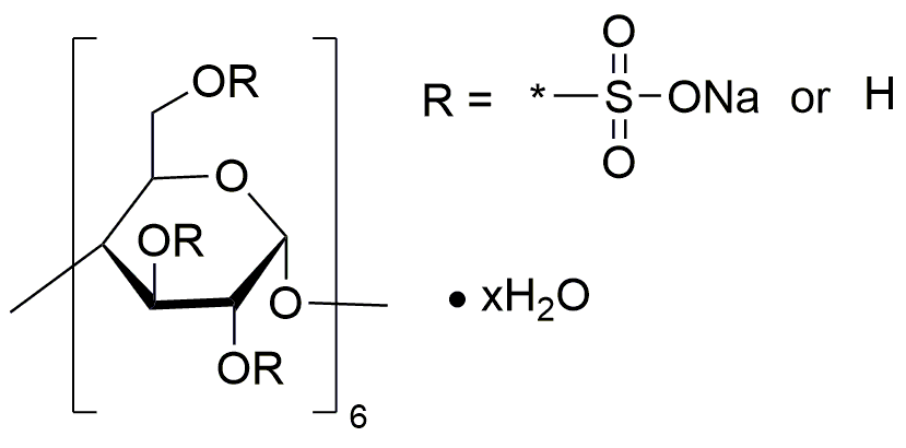 a-Ciclodextrina, sal sódica sulfatada hidratada