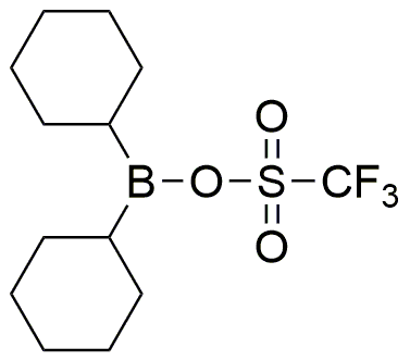 Trifluorométhanesulfonate de dicyclohexylbore