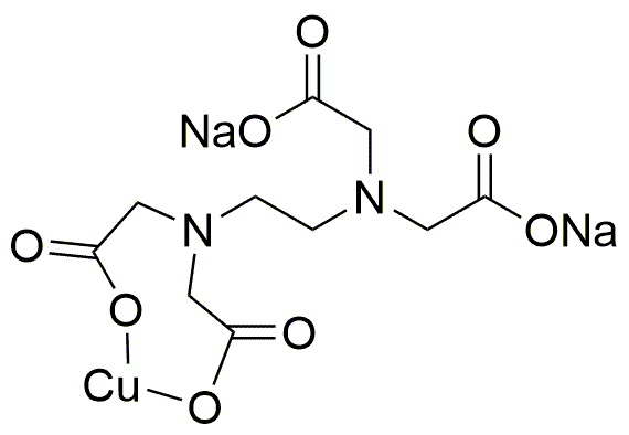 Sal disódica de cobre (II) del ácido etilendiaminotetraacético