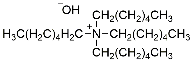 Solución de hidróxido de tetrahexilamonio, ~40% en H2O