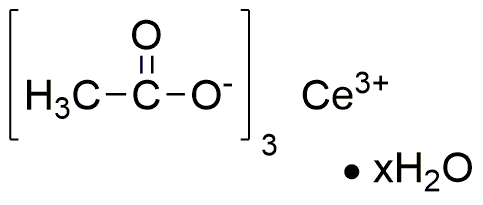 Acetato de cerio (III) hidratado