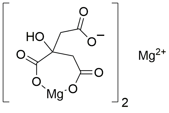 Magnesium citrate , Mg 16 %