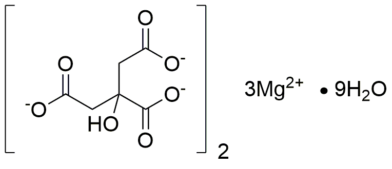 Magnesium citrate tribasic nonahydrate