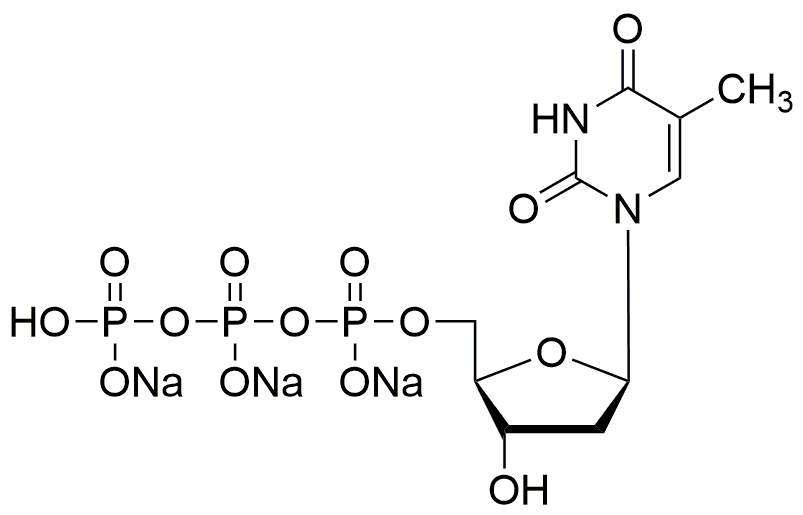 Solución de sal sódica de 2'-desoxitimidina-5'-trifosfato, 100 mM, pH 7