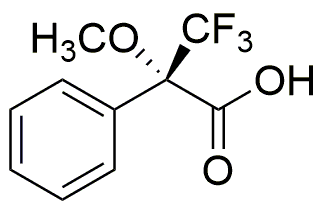 Ácido (S)-(-)-a-metoxi-a-(trifluorometil)fenilacético [Resolución óptica]