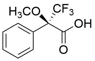 Ácido (R)-(+)-a-metoxi-a-(trifluorometil)fenilacético [Resolución óptica]