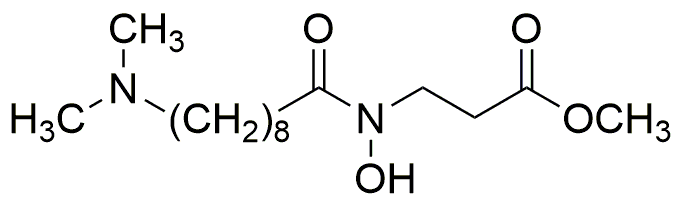 Ester méthylique de N-(9-diméthylamino-1-oxononyl)-N-hydroxy-b-alanine