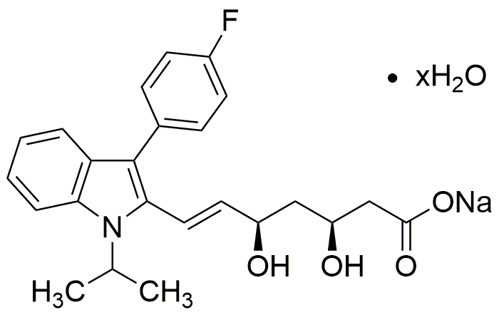 Fluvastatine, sel sodique hydraté