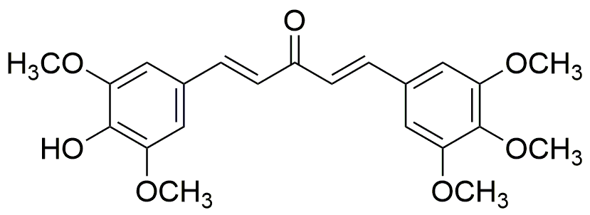 (1E,4E)-1-(4-Hidroxi-3,5-dimetoxifenil)-5-(3,4,5-trimetoxifenil)-1,4-pentadieno-3-ona