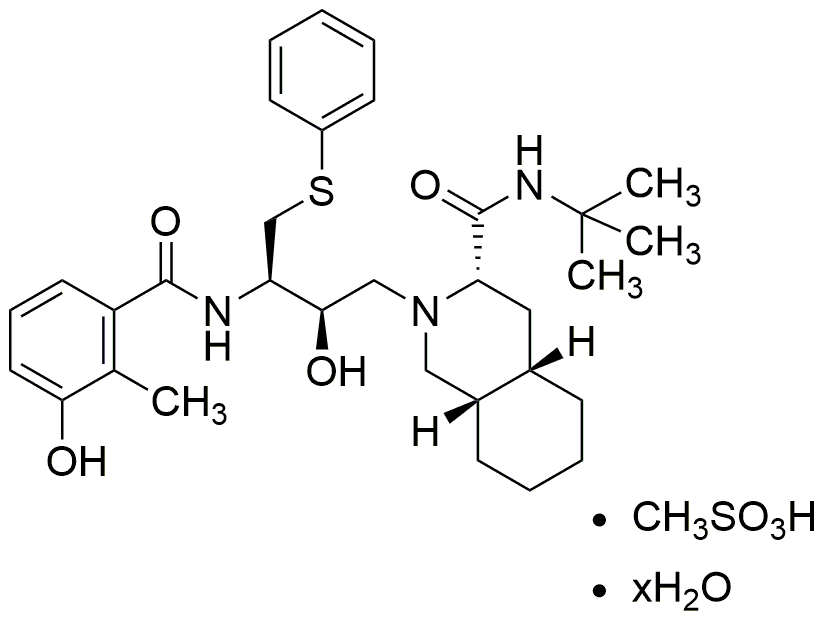 Mésylate de nelfinavir hydraté