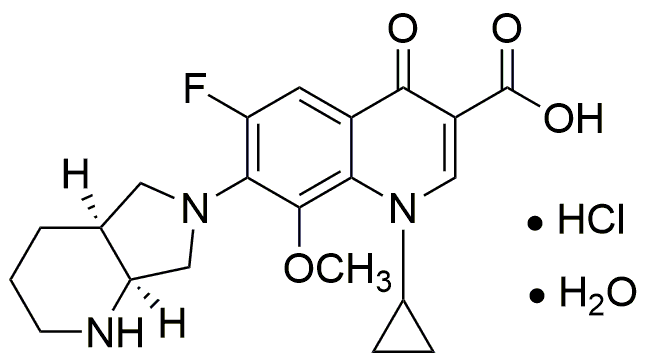 Moxifloxacin hydrochloride monohydrate