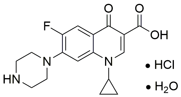 Chlorhydrate de ciprofloxacine monohydraté