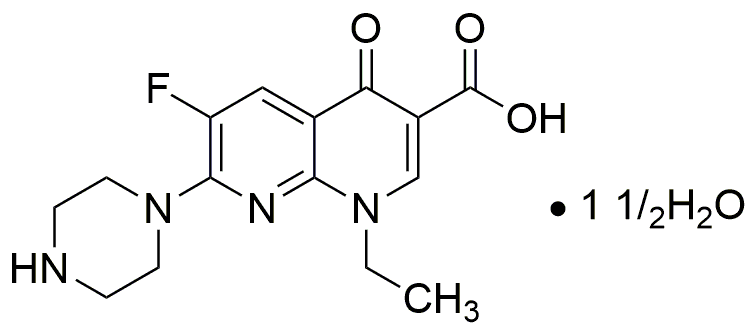 Enoxacin sesquihydrate