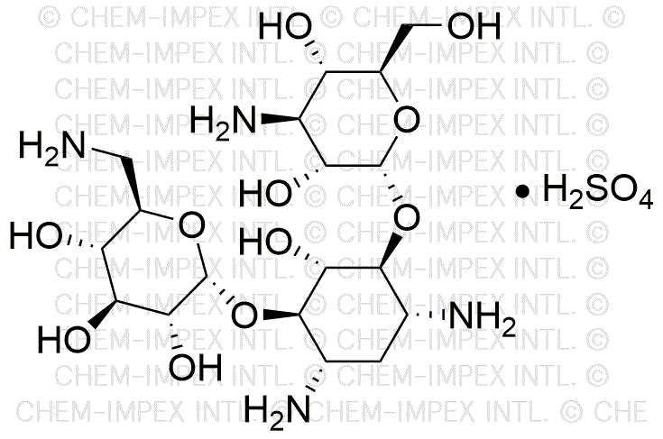 Sulfato de kanamicina de Streptomyces kanamyceticus en polvo