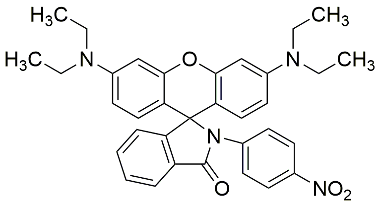 3',6'-Bis(diethylamino)-2-(4-nitrophenyl)spiro[isoindole-1,9'-xanthene]-3-one