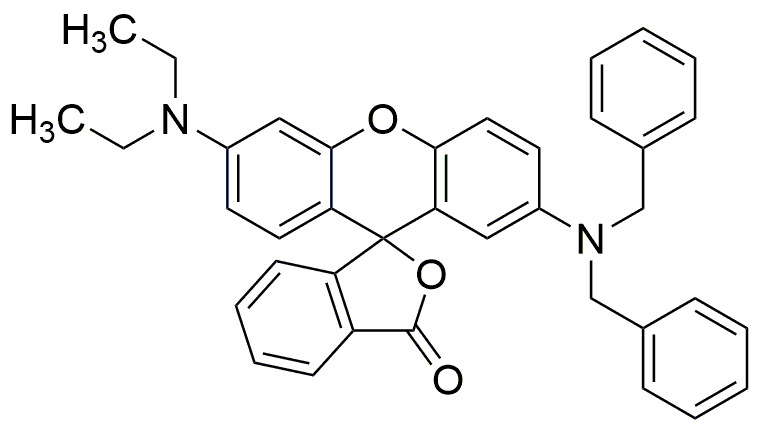 2'-(Dibenzylamino)-6'-(diethylamino)fluoran