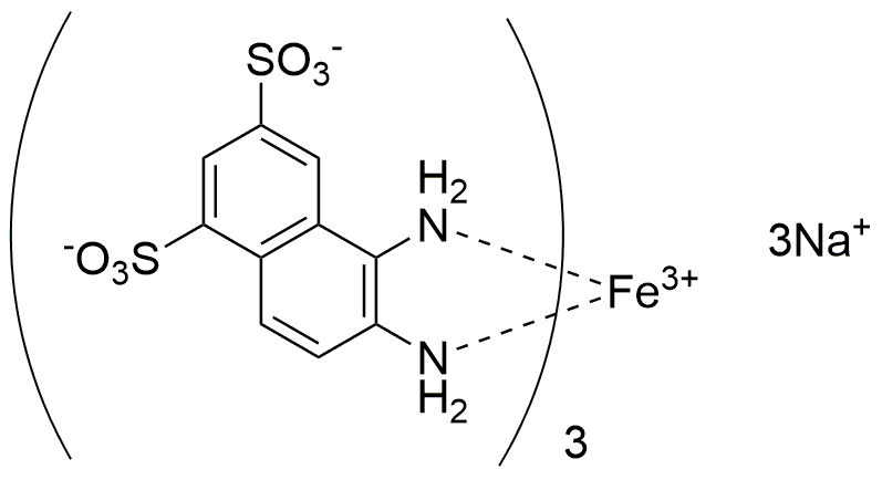 Filtrer le sel de sodium bleu vert