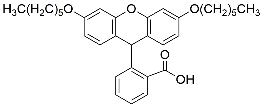 2-(3,6-Dihexyloxyxanthen-9-yl)benzoic acid