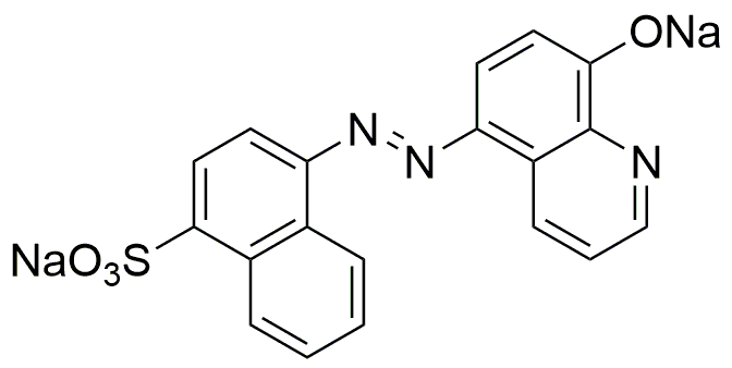 Sal disódica del ácido 4-(8-hidroxi-5-quinolilazo)-1-naftalenosulfónico