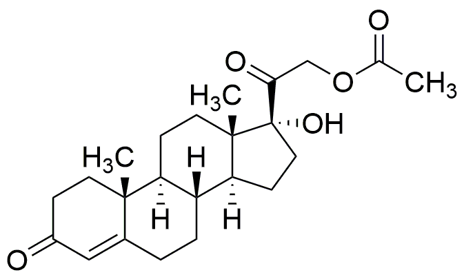 21-(Acetyloxy)-17-hydroxypregn-4-ene-3,20-dione