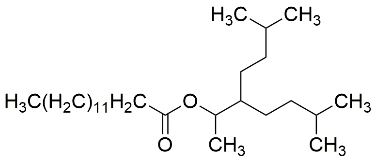 3-Isoamyl-6-methyl-2-heptyl myristate