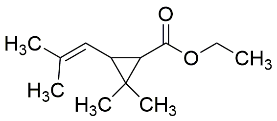 2,2-diméthyl-3-(2-méthyl-1-propényl)cyclopropane-1-carboxylate d'éthyle