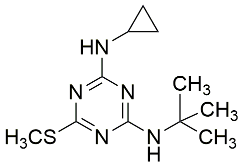 2-(tert-Butylamino)-4-(cyclopropylamino)-6-(methylthio)-1,3,5-triazine