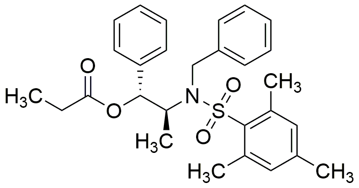 (1R,2S)-2-[N-Benzyl-N-(mésitylènesulfonyl)amino]-1-phénylpropyl propionate [Réactif pour réaction aldolique asymétrique antisélective]