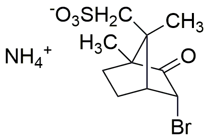 Sal de amonio del ácido (-)-3-bromocanfor-8-sulfónico