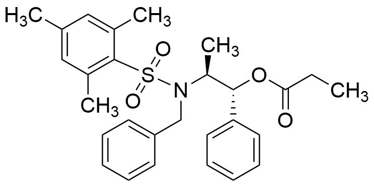 Propionato de (1R,2S)-2-[N-bencil-N-(mesitilenosulfonil)amino]-1-fenilpropilo