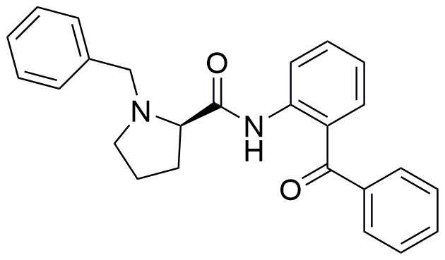 (R)-N-(2-Benzoylphenyl)-1-benzylpyrrolidine-2-carboxamide