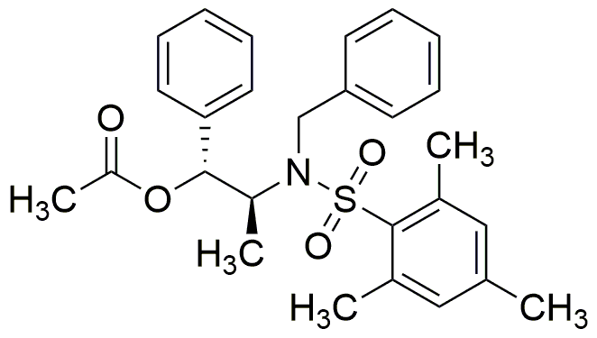 Ester d'acide acétique (1R,2S)-2-[N-benzyl-N-(mésitylènesulfonyl)amino]-1-phénylpropylique