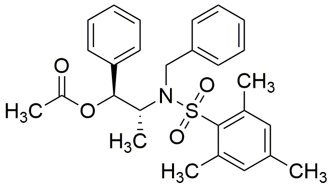 Ester d'acide acétique (1S,2R)-2-[N-benzyl-N-(mésitylènesulfonyl)amino]-1-phénylpropyle