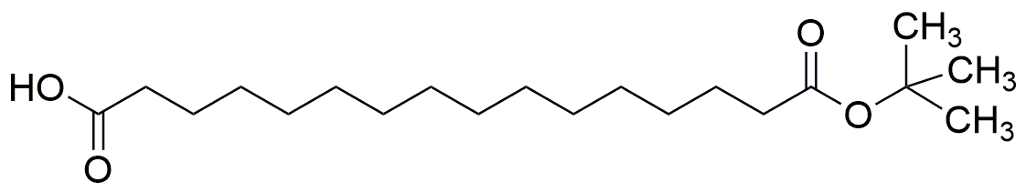 hexadécanedioate d'hydrogène de tert-butyle