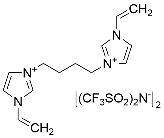 3,3'-(butano-1,4-diil)bis(1-vinil-3-imidazolio)bis(trifluorometanosulfonil)imida