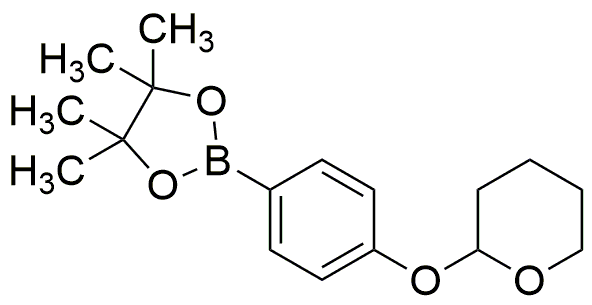 4,4,5,5-Tetramethyl-2-[4-[(tetrahydro-2H-pyran-2-yl)oxy]phenyl]-1,3,2-dioxaborolane