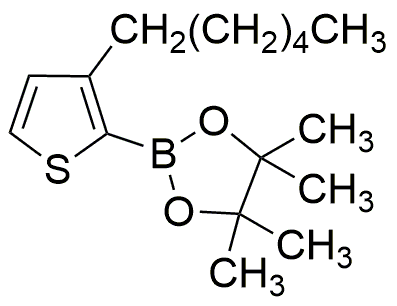 3-Hexil-2-(4,4,5,5-tetrametil-1,3,2-dioxaborolan-2-il)tiofeno