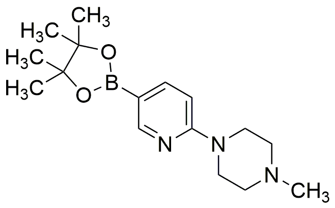 1-Metil-4-[5-(4,4,5,5-tetrametil-1,3,2-dioxaborolan-2-il)piridin-2-il]piperazina