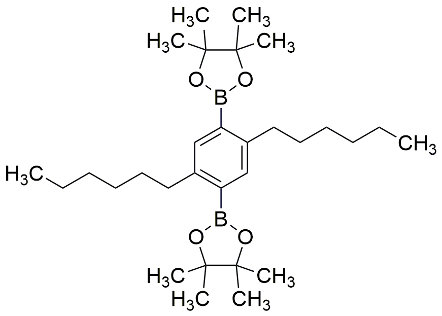 1,4-Bis(4,4,5,5-tetramethyl-1,3,2-dioxaborolan-2-yl)-2,5-dihexylbenzene