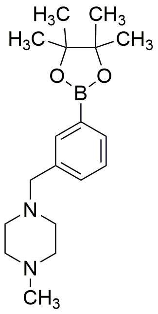 1-Metil-4-[3-(4,4,5,5-tetrametil-1,3,2-dioxaborolan-2-il)bencil]piperazina