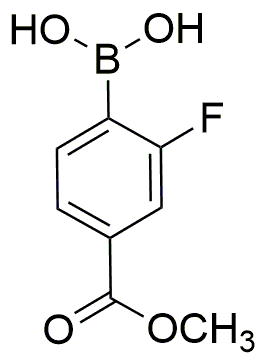 Ácido 2-fluoro-4-(metoxicarbonil)fenilborónico