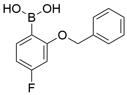 2-Benzyloxy-4-fluorophenylboronic acid