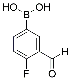 Acide 4-fluoro-3-formylphénylboronique