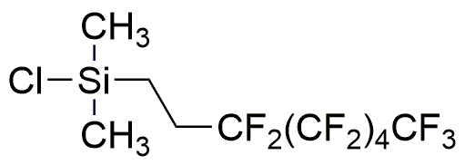 Clorodimetil(3,3,4,4,5,5,6,6,7,7,8,8,8-tridecafluoro-n-octil)silano